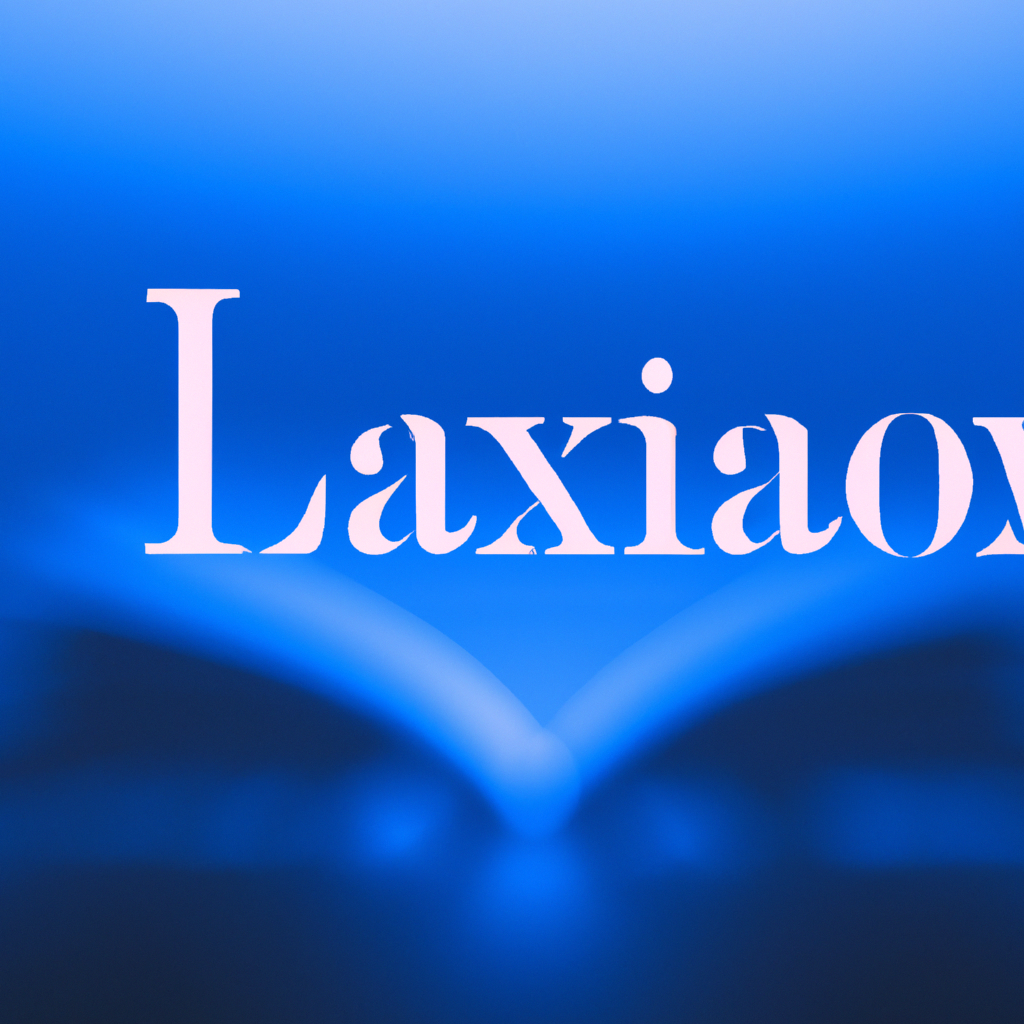 Abstraction océanique de lettres en vagues bleues représentant l'apprentissage des langues